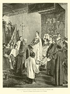 Maria van Bourgondië zweert de privileges van Brussel te respecteren, 1477