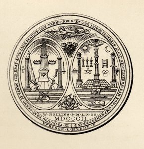 Vrijmetselaarzegel, 1802, uit 