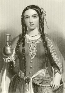 Mathilde van Schotland, koningin van koning Hendrik I door English School
