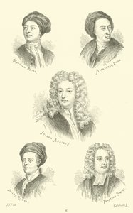 Matthew Prior, Alexander Pope, Joseph Addison, Allan Ramsay, Jonathan Swift door English School