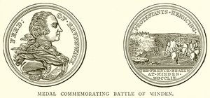 Medaille ter herdenking van de slag bij Minden