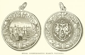 Medaille ter herdenking van Blakes overwinningen