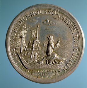 Medaille ter herdenking van de geboorte van Prins James, 1688 door English School