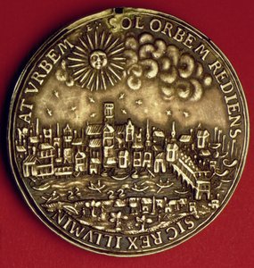 Medaille ter herdenking van de terugkeer van Karel I naar de stad Londen na de Schotse kroning, 1633