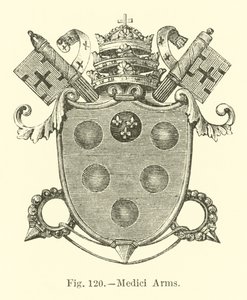 Wapens van de Medici door English School