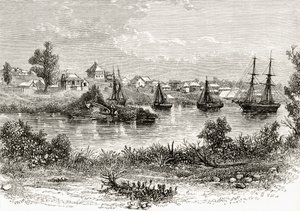 Melbourne, 1840, uit 