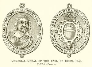 Herdenkingsmedaille van de Graaf van Essex, 1646 door English School