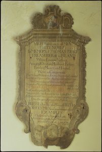 Gedenkteken voor Thomas Duke, 1750