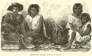 Bedelende dorpsindianen van Mexico