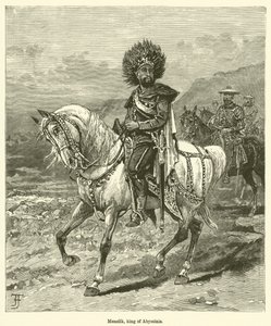 Menelik, koning van Abessinië door English School