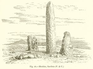Menhirs, Sardinië door English School