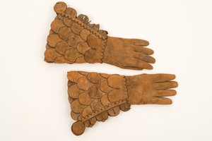 Mannen gepantserde handschoenen, ca. 1600-50