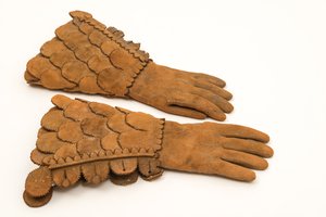 Mannen gepantserde handschoenen, ca. 1600-50
