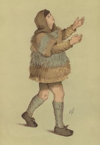 Mannenkostuum uit het bewind van Willem I door English School