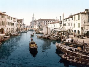 Vismarkt, Chioggia door English School