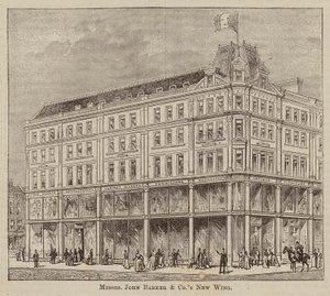 Messrs John Barker en Co, Kleermakers en Algemene Magazijnhouders, Outfitters, Huishoudelijke Ingenieurs, Huisinrichters en Leveranciers, Kensington High Street, W