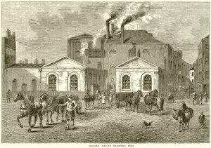 Brouwerij van Meux, 1830 door English School