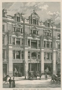 Kantoren van Messrs Pears, New Oxford Street, Londen door English School