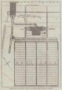 Metropolitan Hoofdriolering, Plan van de Zuidelijke Uitlaatwerken bij Crossness door English School