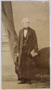 Michael Faraday (1791-1867) (albumineprint) door English School
