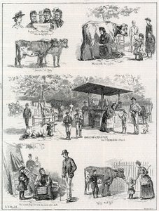 Melkmarkt in St Jamess Park door English School
