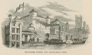 Millbank Gevangenis en stoombootpier