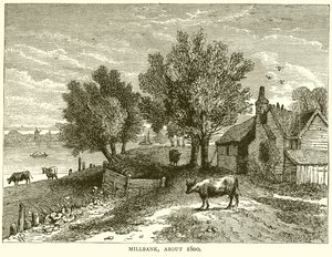 Millbank, circa 1800