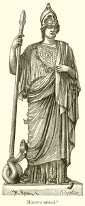 Minerva gewapend door English School