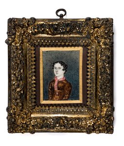 Miniatuur van Anne Lister van Shibden Hall