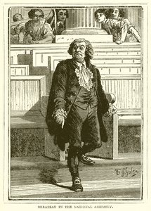 Mirabeau in de Nationale Vergadering door English School