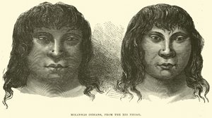 Miranhas-indianen van de Rio Negro
