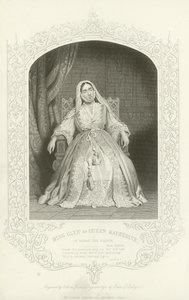 Miss Glyn als Koningin Katherine in Henry de Achtste