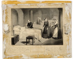 Miss Nightingale in het ziekenhuis in Scutari door English School