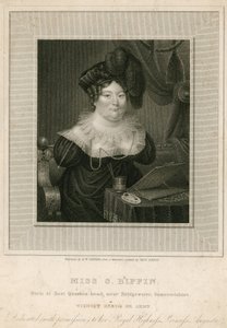 Miss Sarah Biffin, kunstenaar door English School