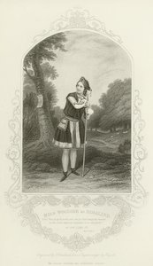 Mevrouw Woolgar als Rosalind, Zoals U Het Wilt, Act III, scène ii door English School