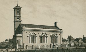 Missiehuis, Dovercourt (litho) door English School