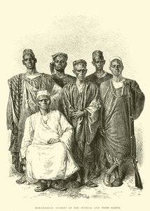 Mohammedaanse negers van de Senegal en Niger bassins (gravure) door English School