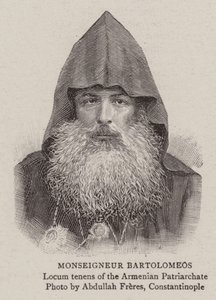 Monseigneur Bartolomeos (gravure) door English School