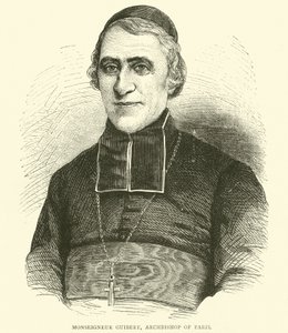 Monseigneur Guibert, aartsbisschop van Parijs, mei 1871 door English School