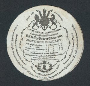 Monsieur Edouart, silhouetportretten