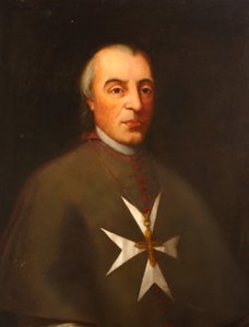 Monsignor Vincenzo Labini, bisschop van Malta, 1798 door English School