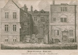 Monteagle House, nabij St Saviours Church, Southwark, Londen