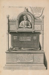 Monument in de kathedraal van St. Pauls door English School