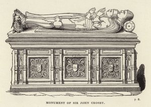 Monument van Sir John Crosby door English School