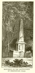 Monument op het slagveld van Prestonpans (1745)