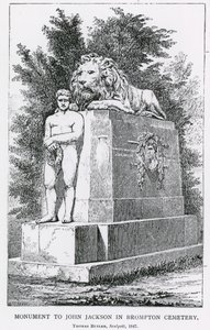 Monument voor John Jackson in Brompton Cemetery