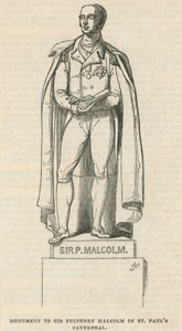 Monument voor Sir Pulteney Malcolm door English School