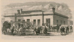 Moorgate Street Station van de Metropolitan Railway