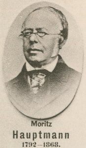 Moritz Hauptmann door English School
