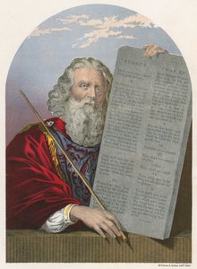 Mozes met de tafelen van de wet